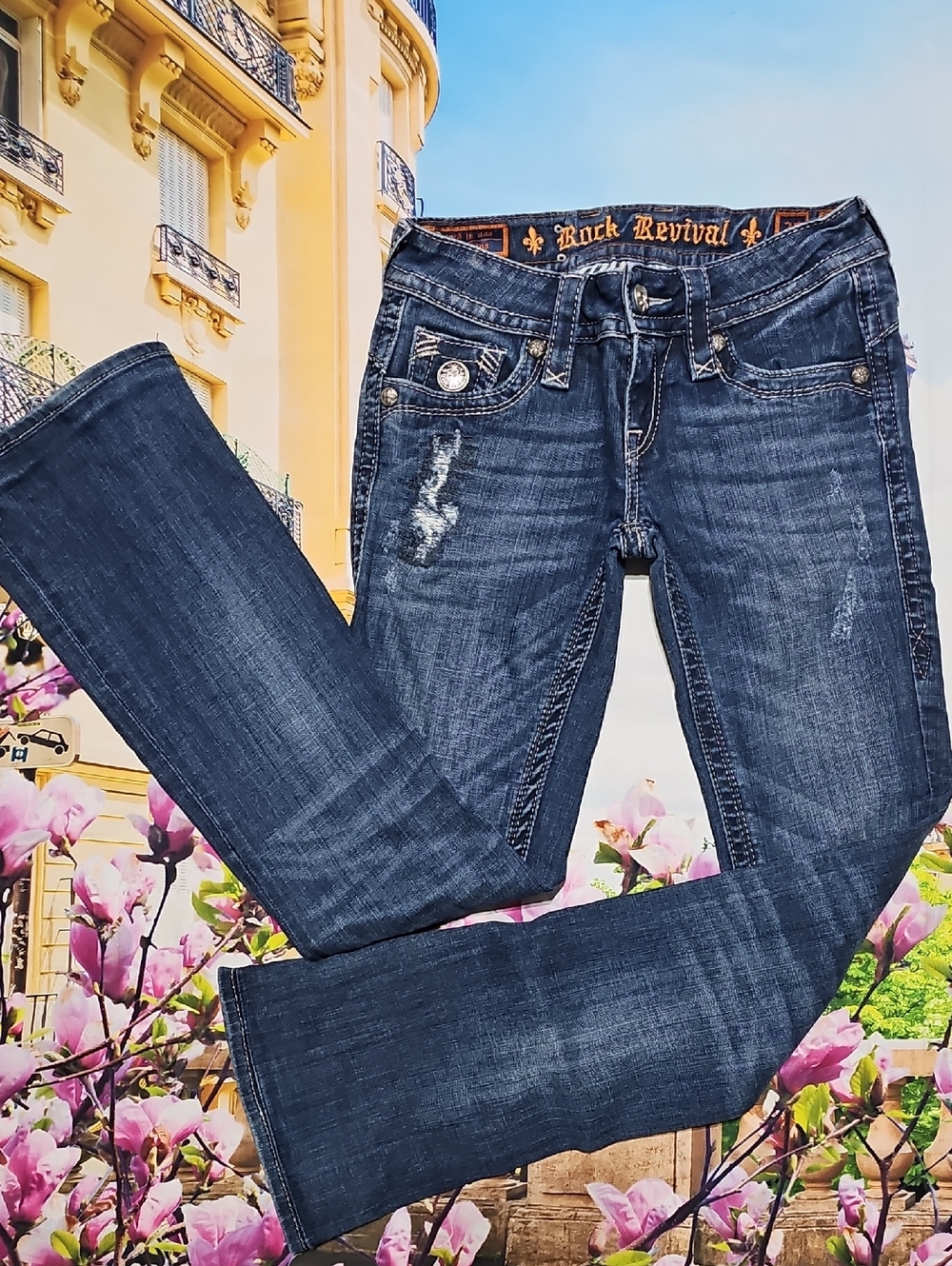 Rock‎ Revival Hayley Boot Jeans Size 26